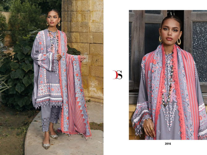 Deepsy Sana Sufinaz Muzlin 23 Ethnic Wear Embroidered Wholesale Pakistani Suit